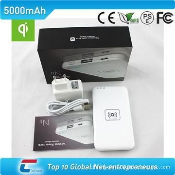 Rechargeable lithium polymer wireless mobile phone charger 5000mah